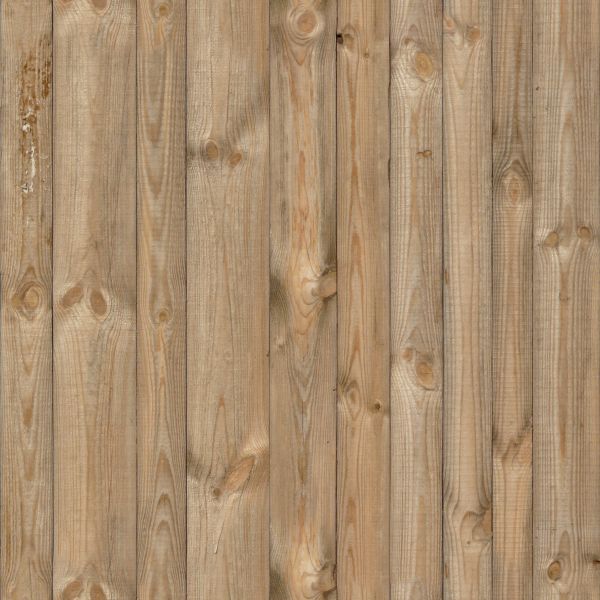 New planks in light grey tone set vertically.